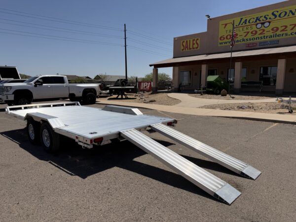 16x102 All Aluminum Wide Body, 7K GVWR, Heavy Tandem Axle, Drive-Over Fenders, Ramps, RTD (WB16H-TA-EL-DOF-R-RR-RTD)