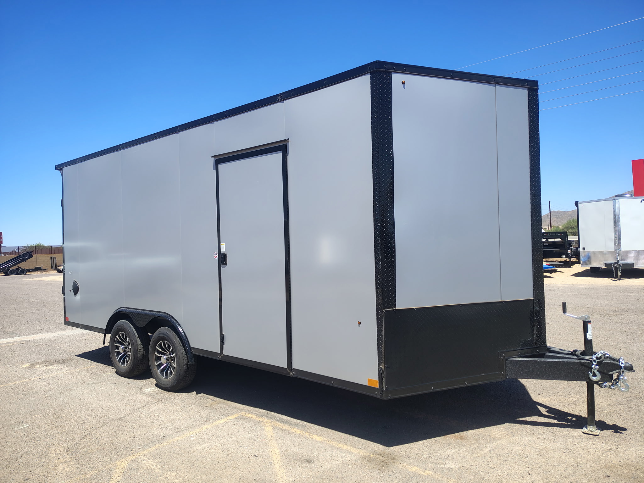 18x8.5 Jasper SE Car Hauler, 10K GVWR, Ramp Door - Image 6