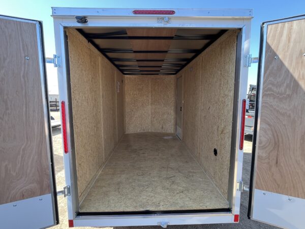 12x6 Indigo DLX, 7K GVWR, Rear Double Doors