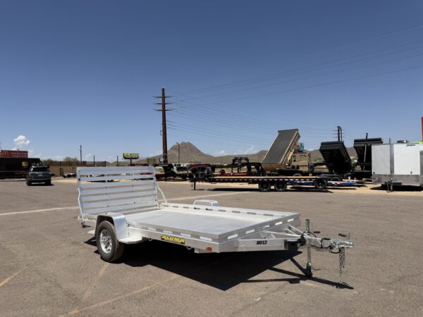 12x80 All Aluminum, 4.25K GVWR, Single Axle, W/ Tailgate (8012S-EL-TG)