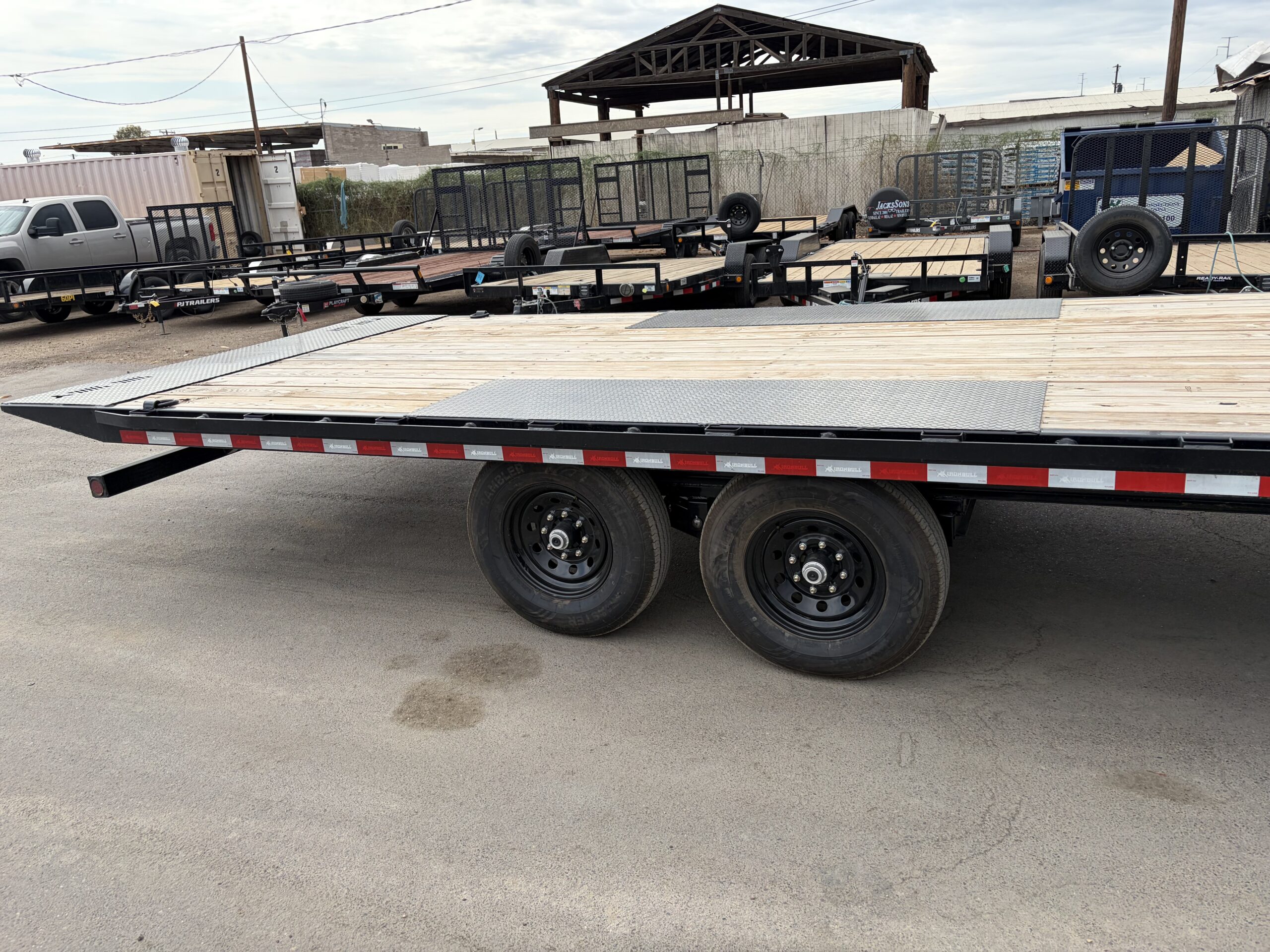 22x102 IronBull Deckover Tilt, Tandem Axle, 14K GVWR - Image 3