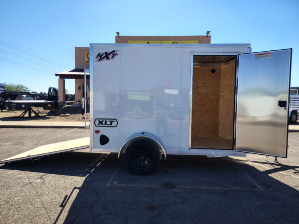 10x6 All Aluminum XLT-P Enclosed, 3K GVWR, Side Door, Ramp Door