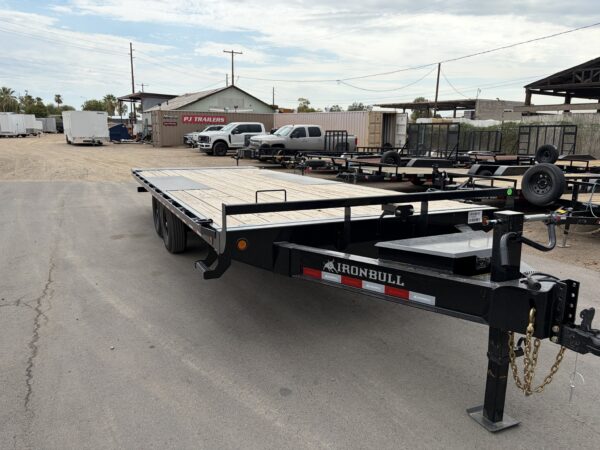 22x102 IronBull Deckover Tilt, Tandem Axle, 14K GVWR