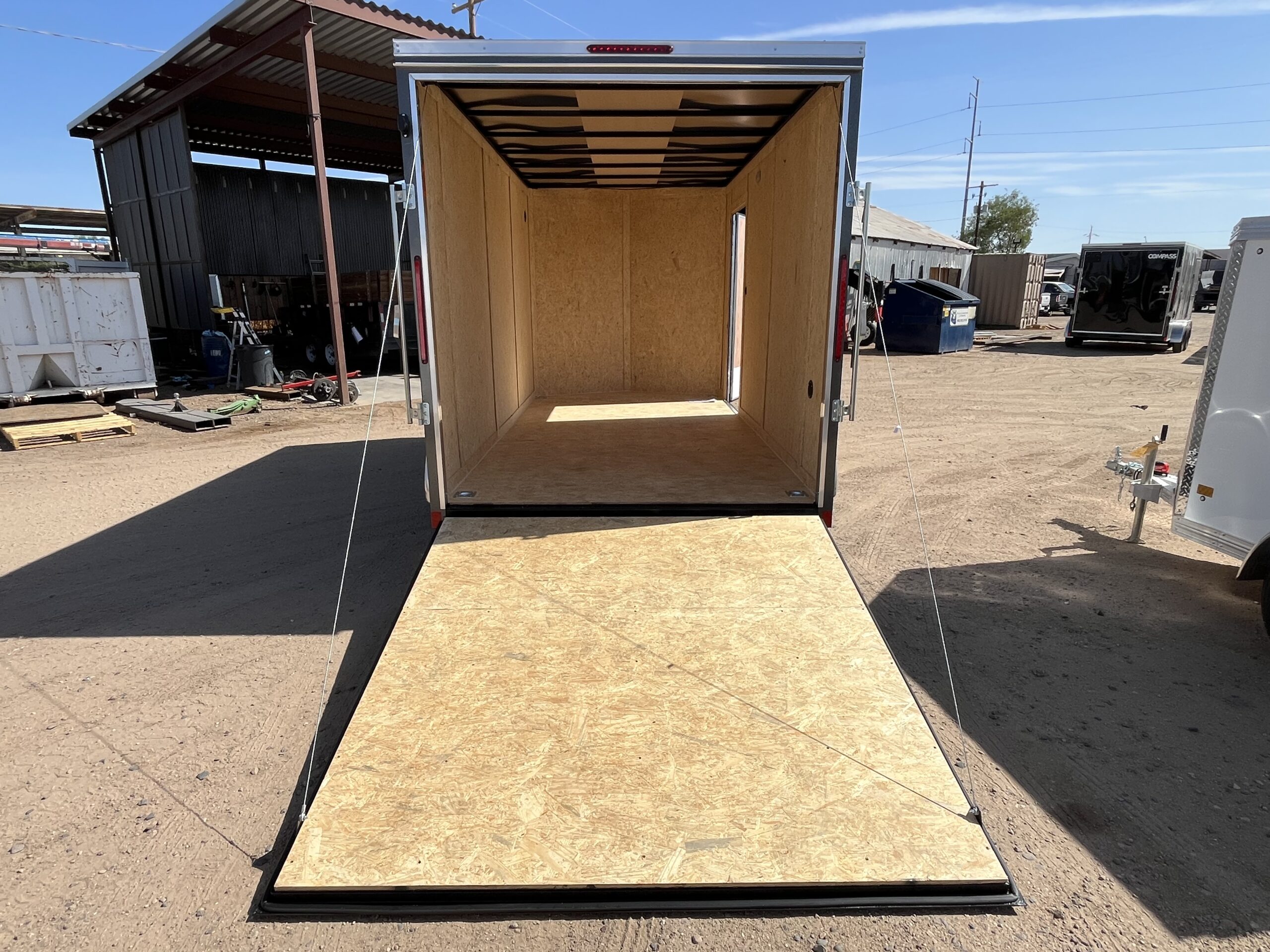 14x7 Indigo DLX, 7K GVWR, Ramp Door - Image 7