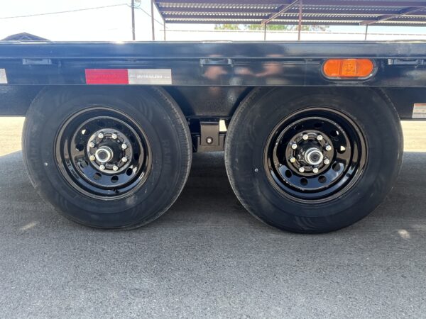 20x102 Tandem Axle Deckover, 14K GVWR, Slide-In Ramps