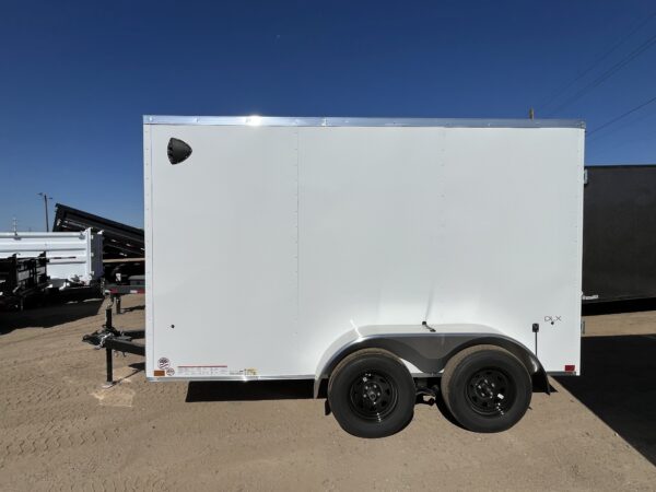 12x6 Indigo DLX, 7K GVWR, Rear Double Doors