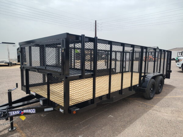 20x83 Tandem Axle, Landscape, 7K GVWR, 4' Expanded Metal Sides