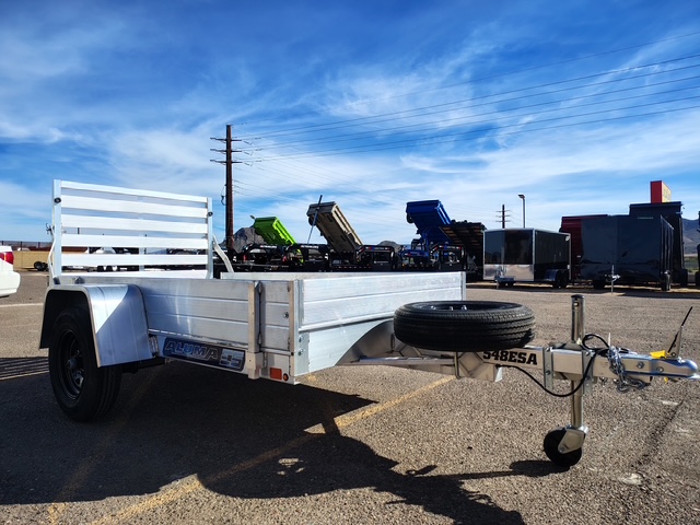 08x54 All Aluminum, 2K GVWR, Single Axle, W/ Tailgate (548ESA-S-TG) - Image 4