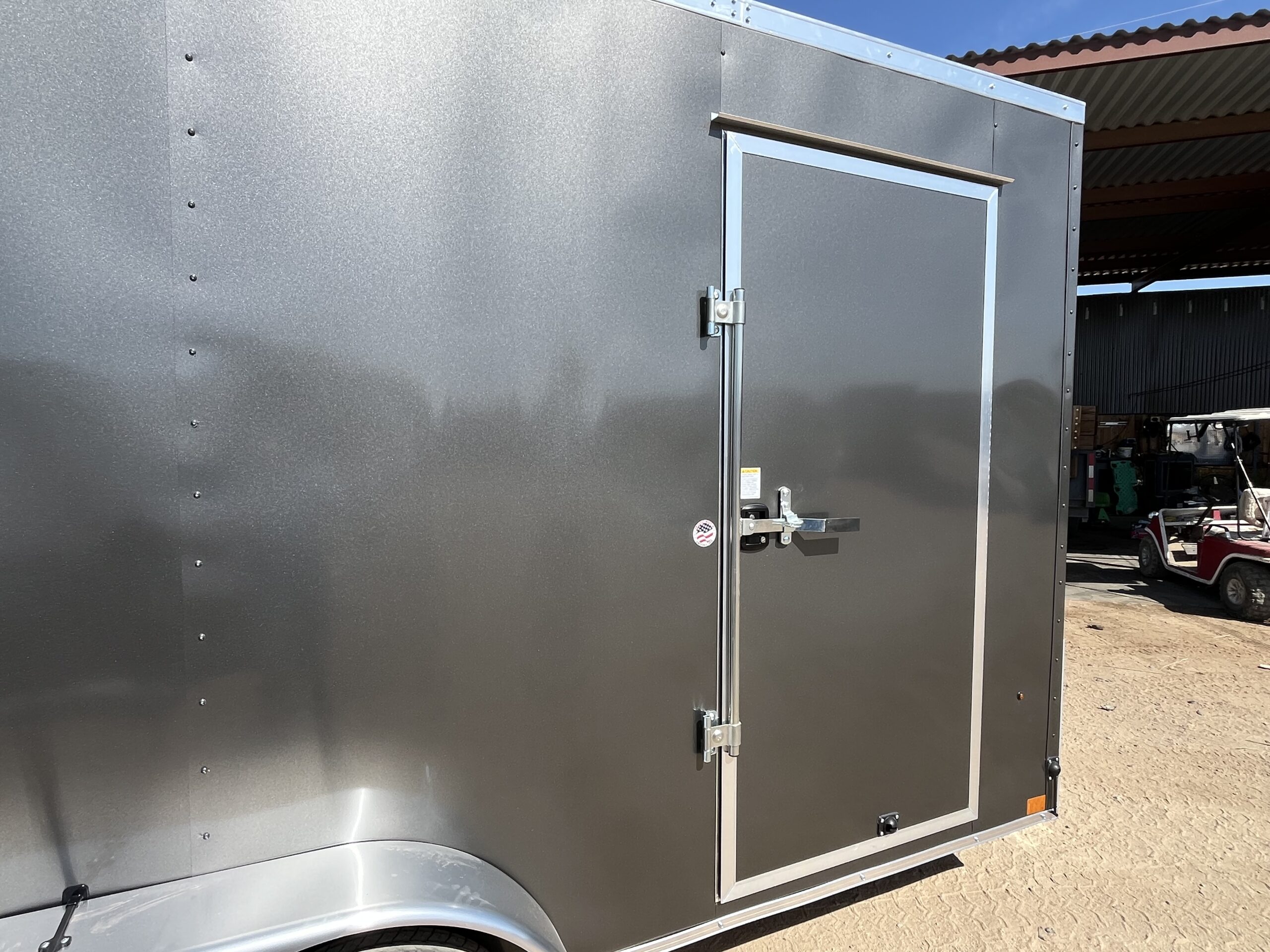 14x7 Indigo DLX, 7K GVWR, Ramp Door - Image 4