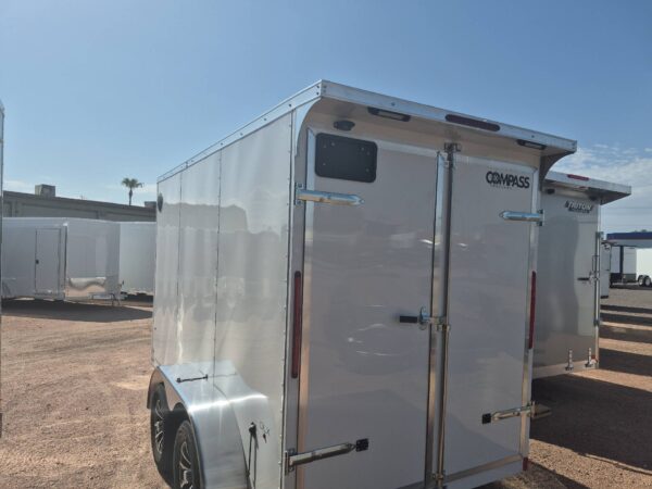 12x6 Indigo DLX, 7K GVWR, Rear Double Doors