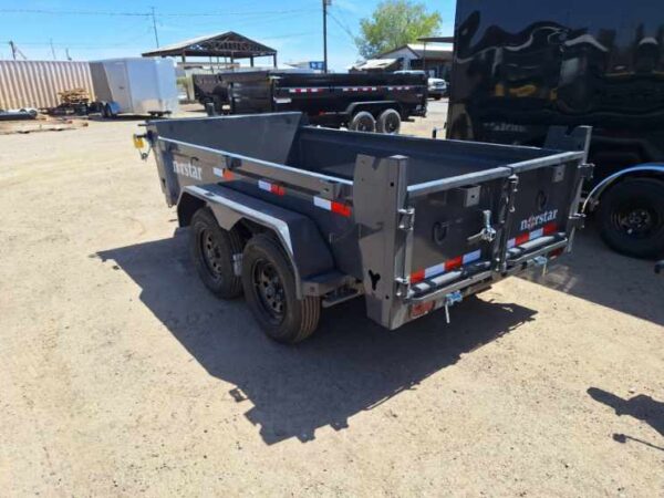 10x60 Norstar Tandem Axle Dump, 7K GVWR, 20" Sides