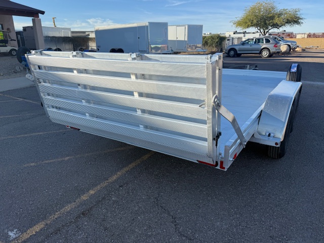 14x78 All Aluminum, 7K GVWR, Tandem Axle, W/ Bi-Fold Tailgate (7814ESA-TA-EL-BT) - Image 4