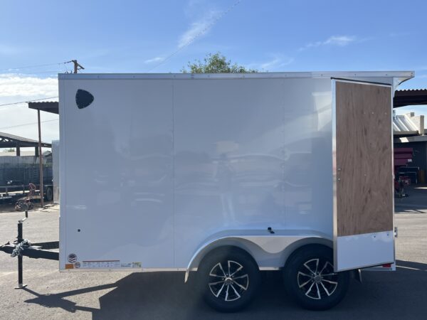 12x6 Indigo DLX, 7K GVWR, Rear Double Doors