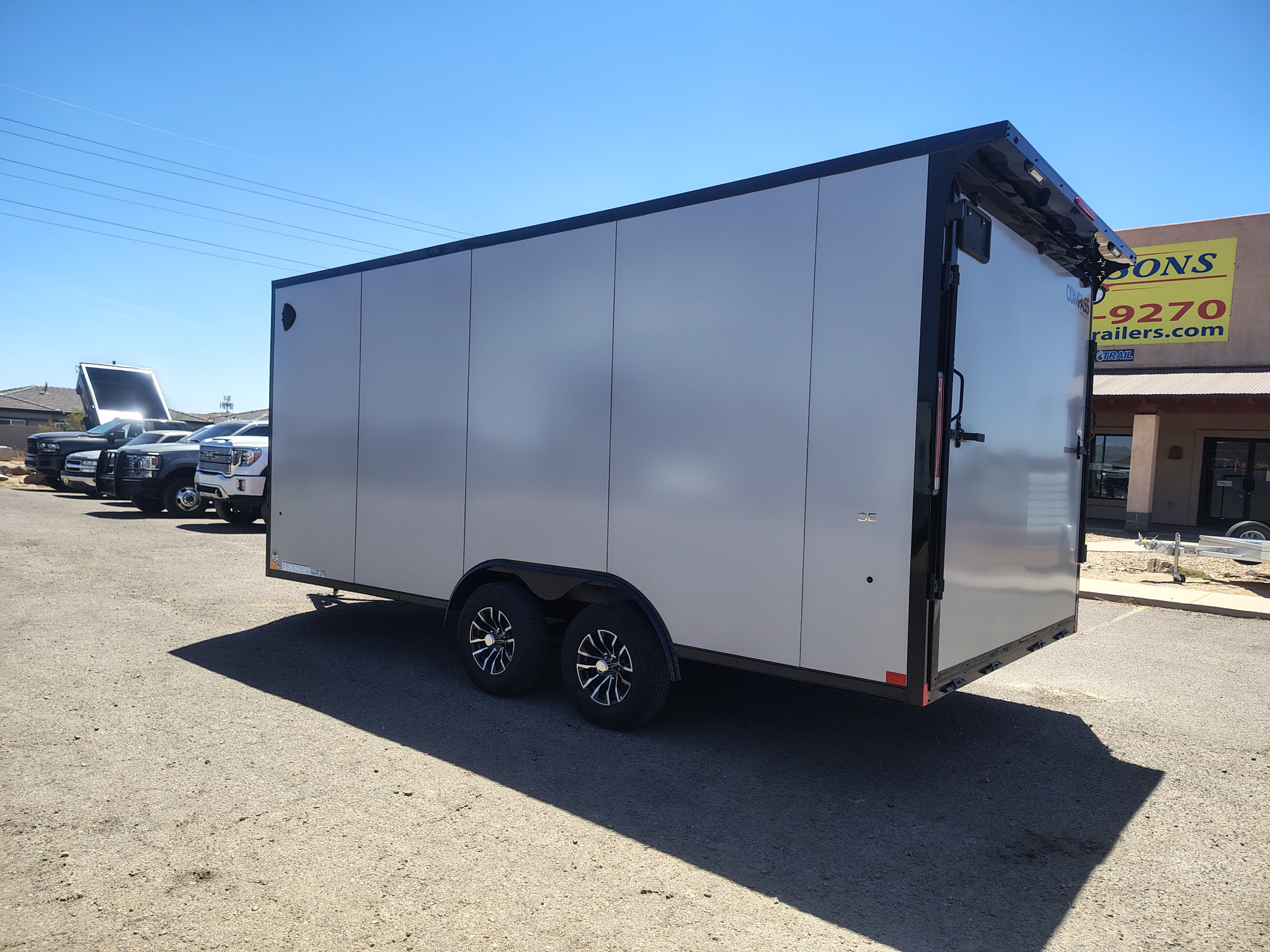18x8.5 Jasper SE Car Hauler, 10K GVWR, Ramp Door - Image 4