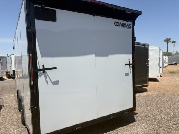 20x8.5 Jasper SE Car Hauler, 10K GVWR, White Vinyl Walls/Ceiling, Rubber Flooring, Ramp Door