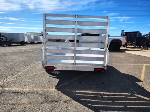 08x54 All Aluminum, 2K GVWR, Single Axle, W/ Tailgate (548ESA-S-TG)