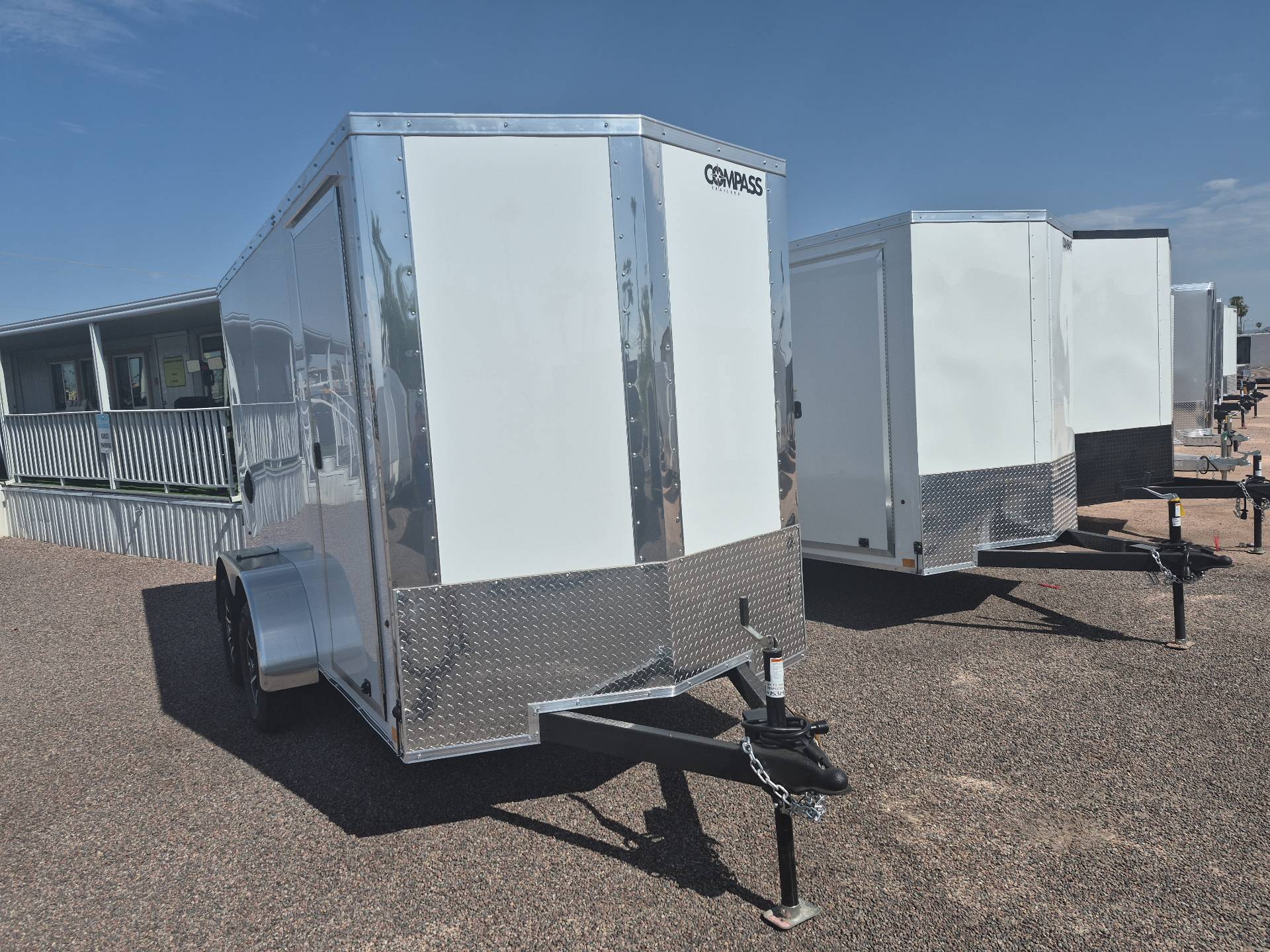 12x6 Indigo DLX, 7K GVWR, Ramp Door