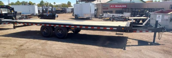 24x102 IronBull Deckover Tilt, Tandom Axle, 14K GVWR