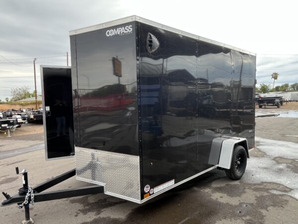 12x7 Indigo DLX, 3K GVWR, Ramp Door