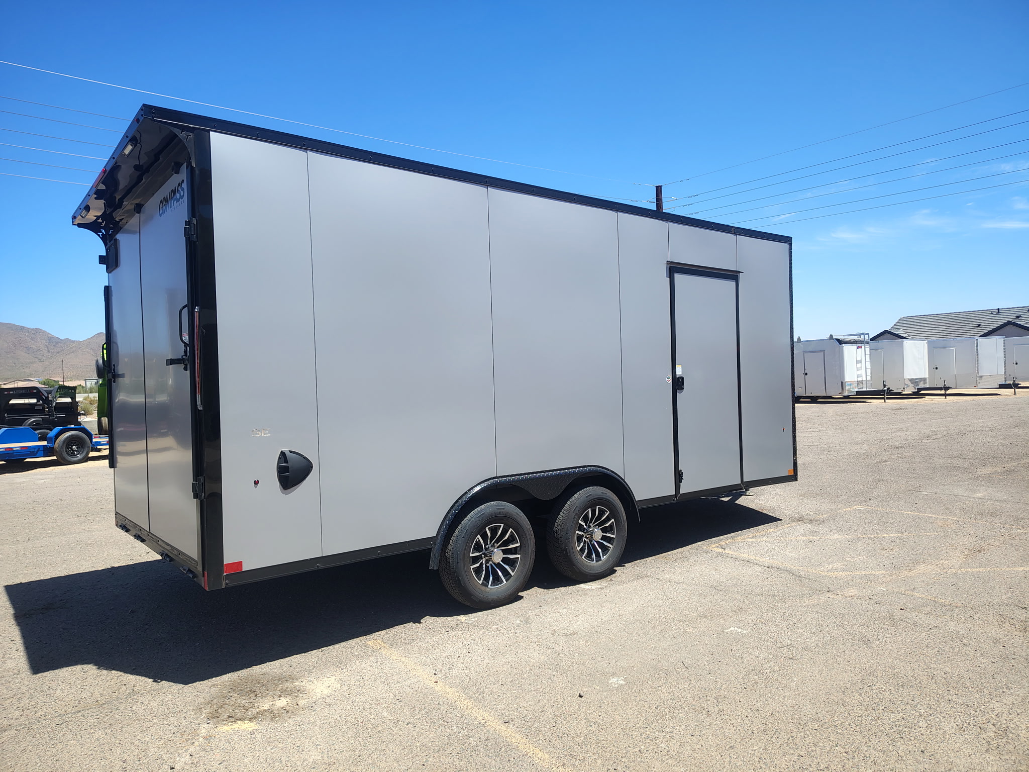 18x8.5 Jasper SE Car Hauler, 10K GVWR, Ramp Door - Image 2