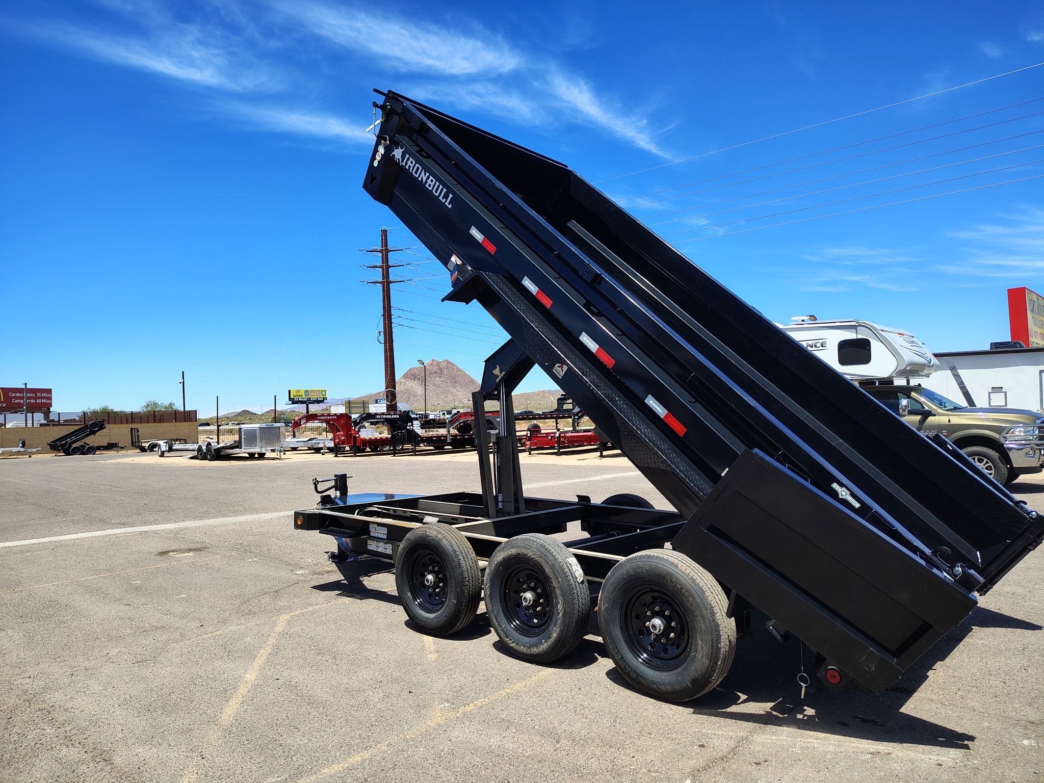 16x83 IronBull Triple Axle Dump, 21K GVWR, 24" Sides - Image 11