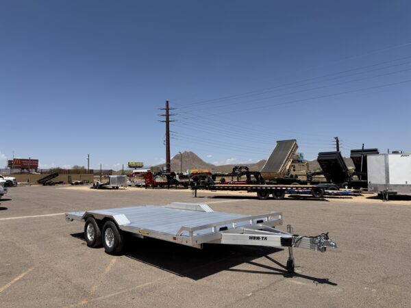 16x102 All Aluminum Wide Body, 7K GVWR, Heavy Tandem Axle, Drive-Over Fenders, Ramps, RTD (WB16H-TA-EL-DOF-R-RR-RTD)