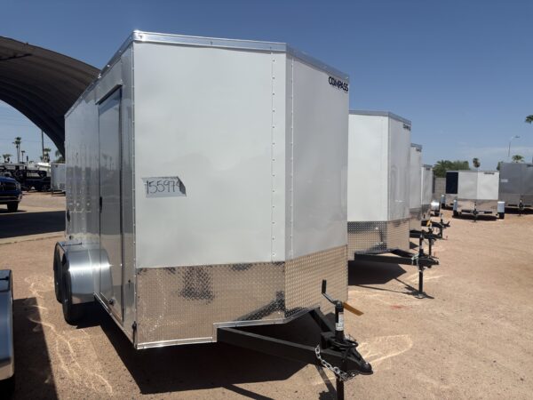 14x7 Indigo DLX, 7K GVWR, Rear Double Doors