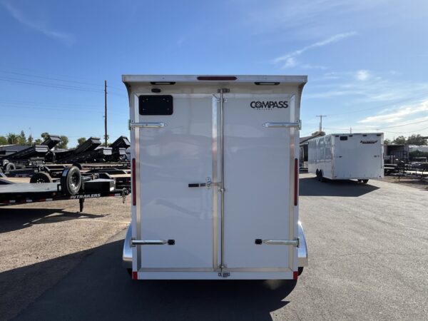 12x6 Indigo DLX, 7K GVWR, Rear Double Doors