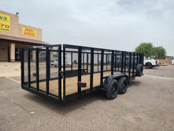 20x83 Tandem Axle, Landscape, 7K GVWR, 4' Expanded Metal Sides