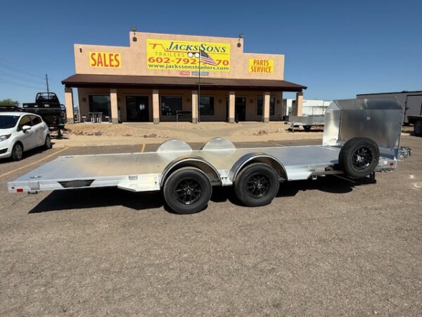 18x82 All Aluminum, 7K GVWR, Tandem Axle, Low Profile Tilt (8218LP-TILT-TA-EL-R-RTD)