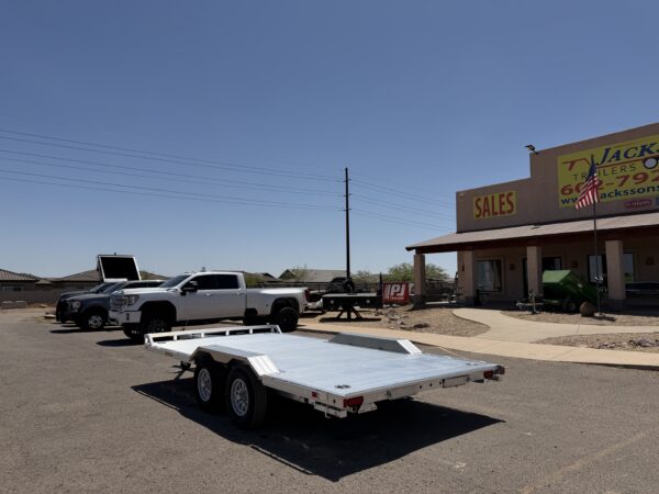 16x102 All Aluminum Wide Body, 7K GVWR, Heavy Tandem Axle, Drive-Over Fenders, Ramps, RTD (WB16H-TA-EL-DOF-R-RR-RTD)