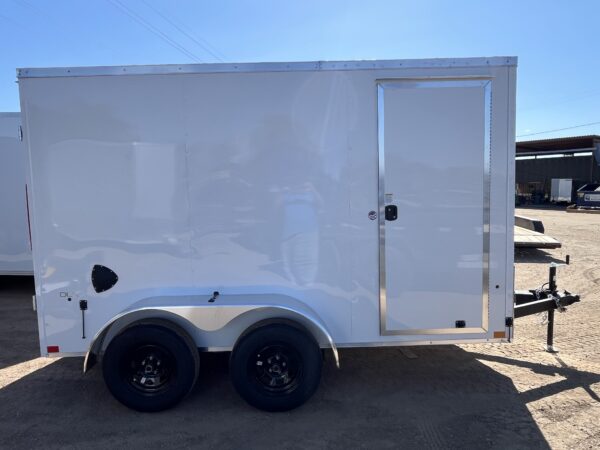 12x6 Indigo DLX, 7K GVWR, Rear Double Doors