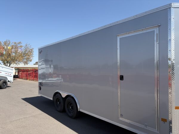 20x8.5 All Aluminum XLT-P Car Hauler, 10K GVWR, Side Door, Ramp Door