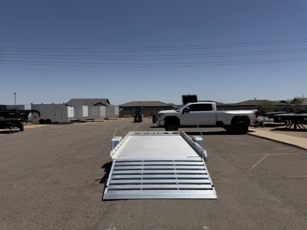 12x80 All Aluminum, 4.25K GVWR, Single Axle, W/ Tailgate (8012S-EL-TG)