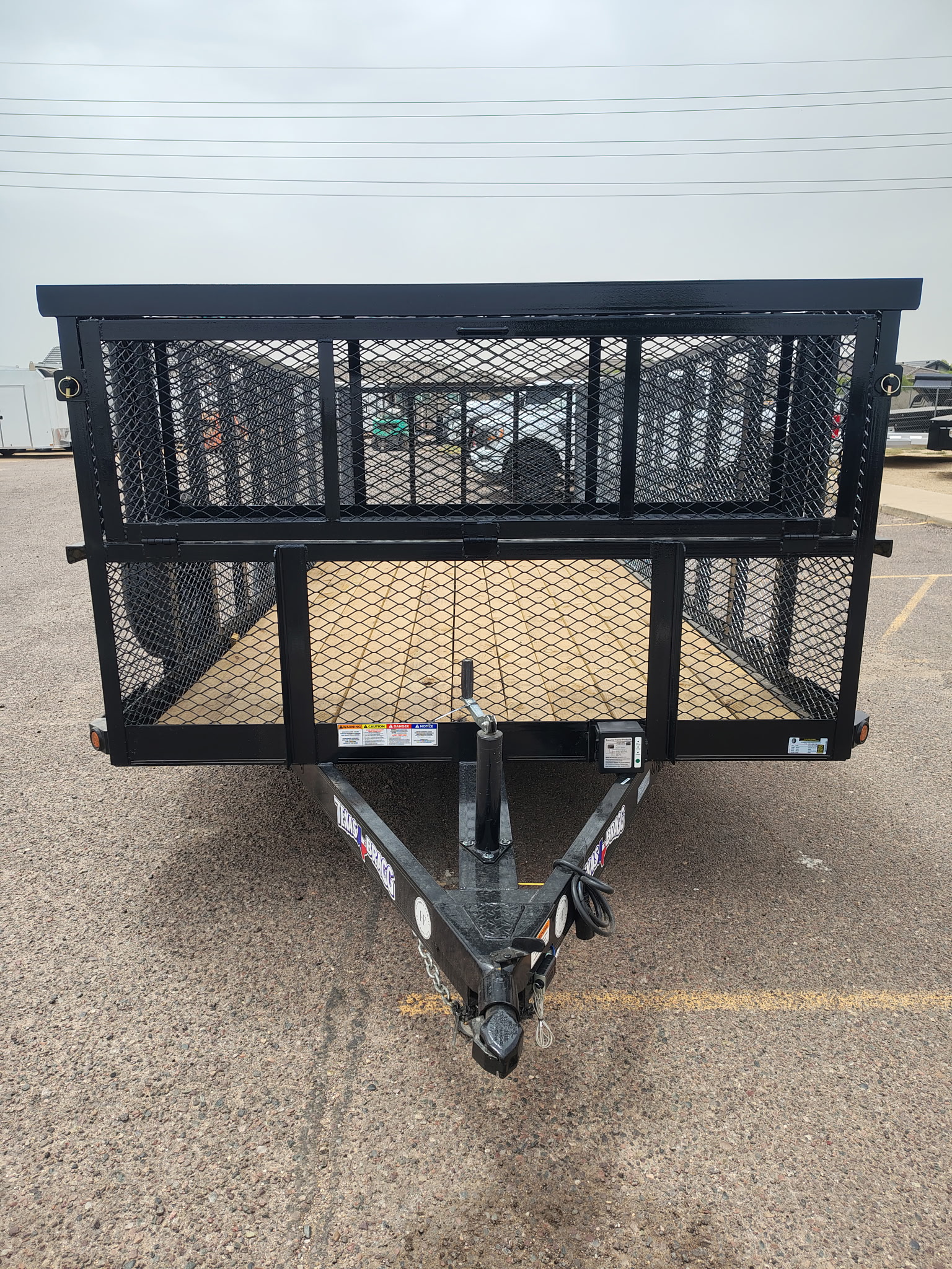 20x83 Tandem Axle, Landscape, 7K GVWR, 4' Expanded Metal Sides - Image 6