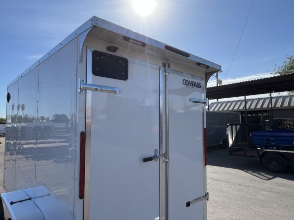 12x6 Indigo DLX, 7K GVWR, Rear Double Doors