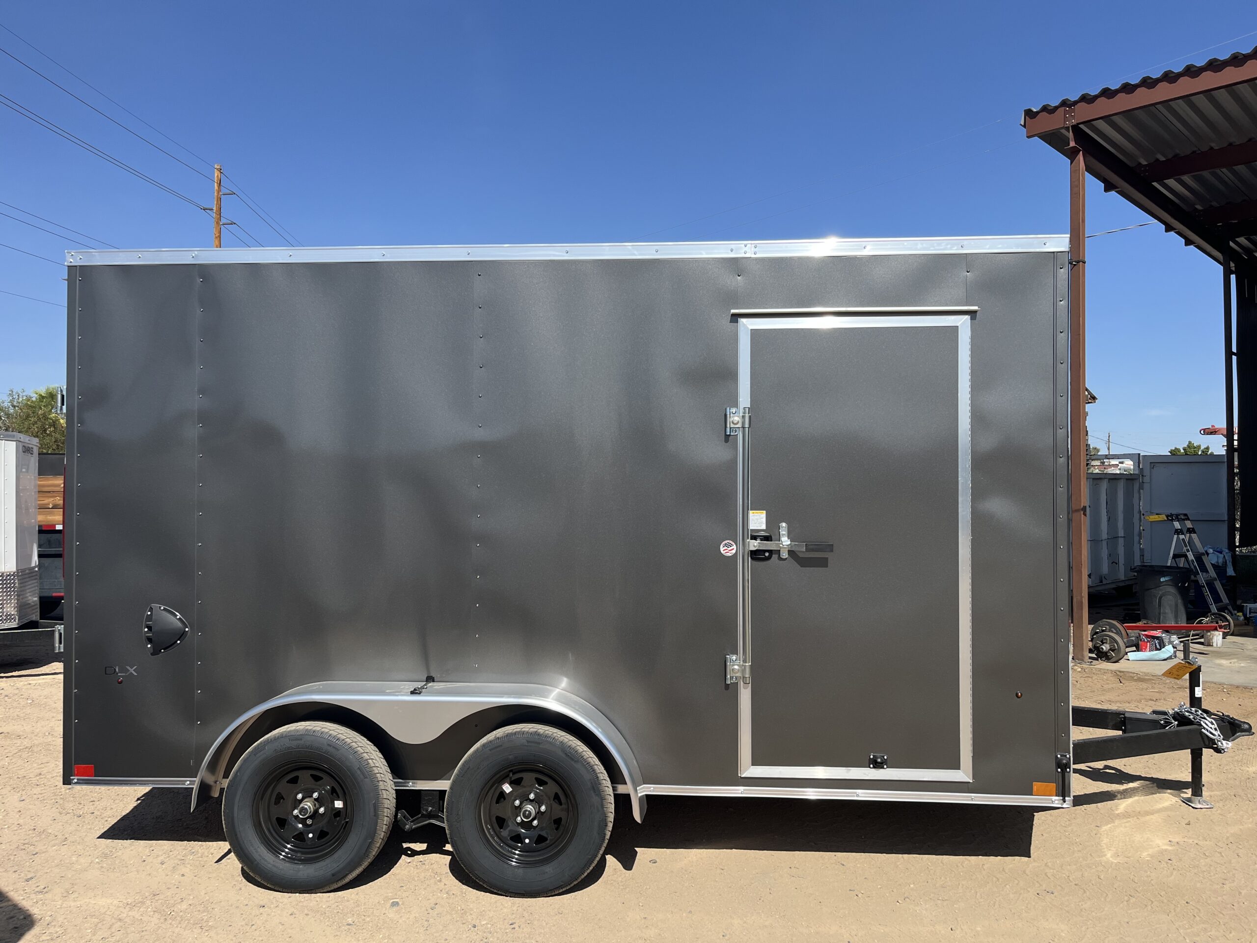 14x7 Indigo DLX, 7K GVWR, Ramp Door - Image 2