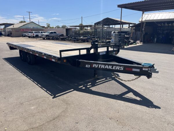 20x102 Tandem Axle Deckover, 14K GVWR, Slide-In Ramps