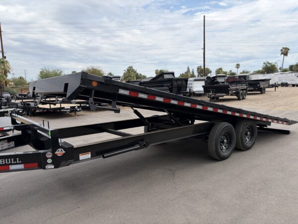 22x102 IronBull Deckover Tilt, Tandem Axle, 14K GVWR