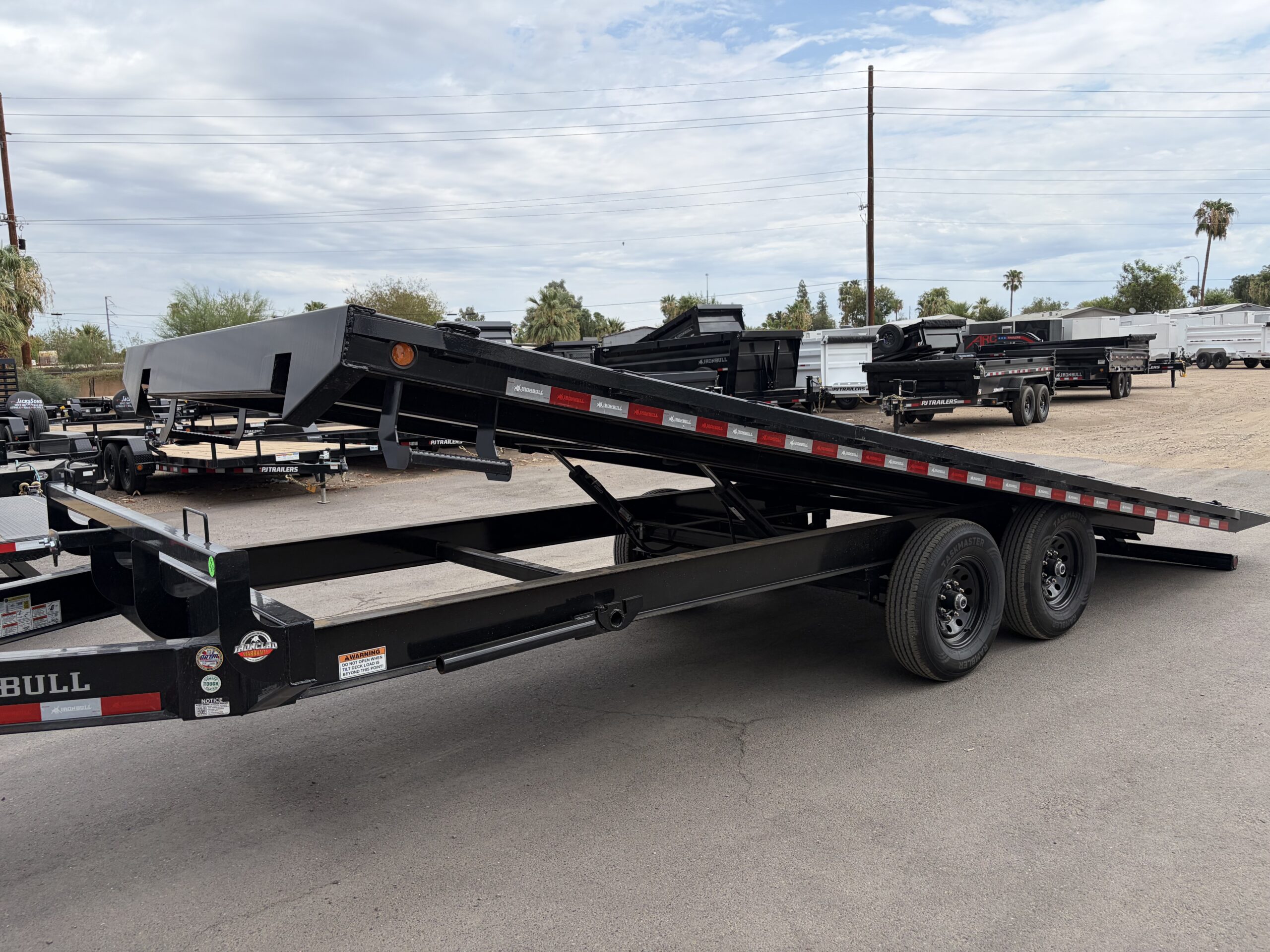 22x102 IronBull Deckover Tilt, Tandem Axle, 14K GVWR - Image 8