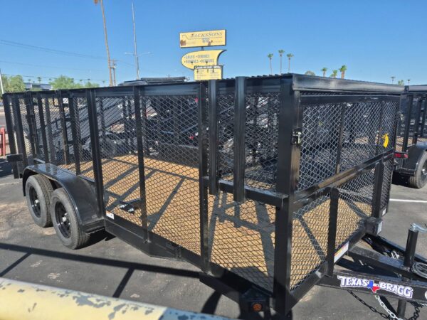 16x83 Tandem Axle, Landscape, 7K GVWR, 4' Expanded Metal Sides