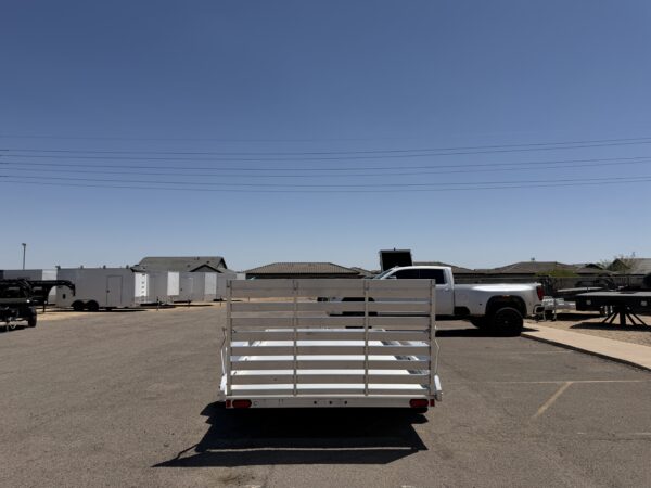 12x80 All Aluminum, 4.25K GVWR, Single Axle, W/ Tailgate (8012S-EL-TG)
