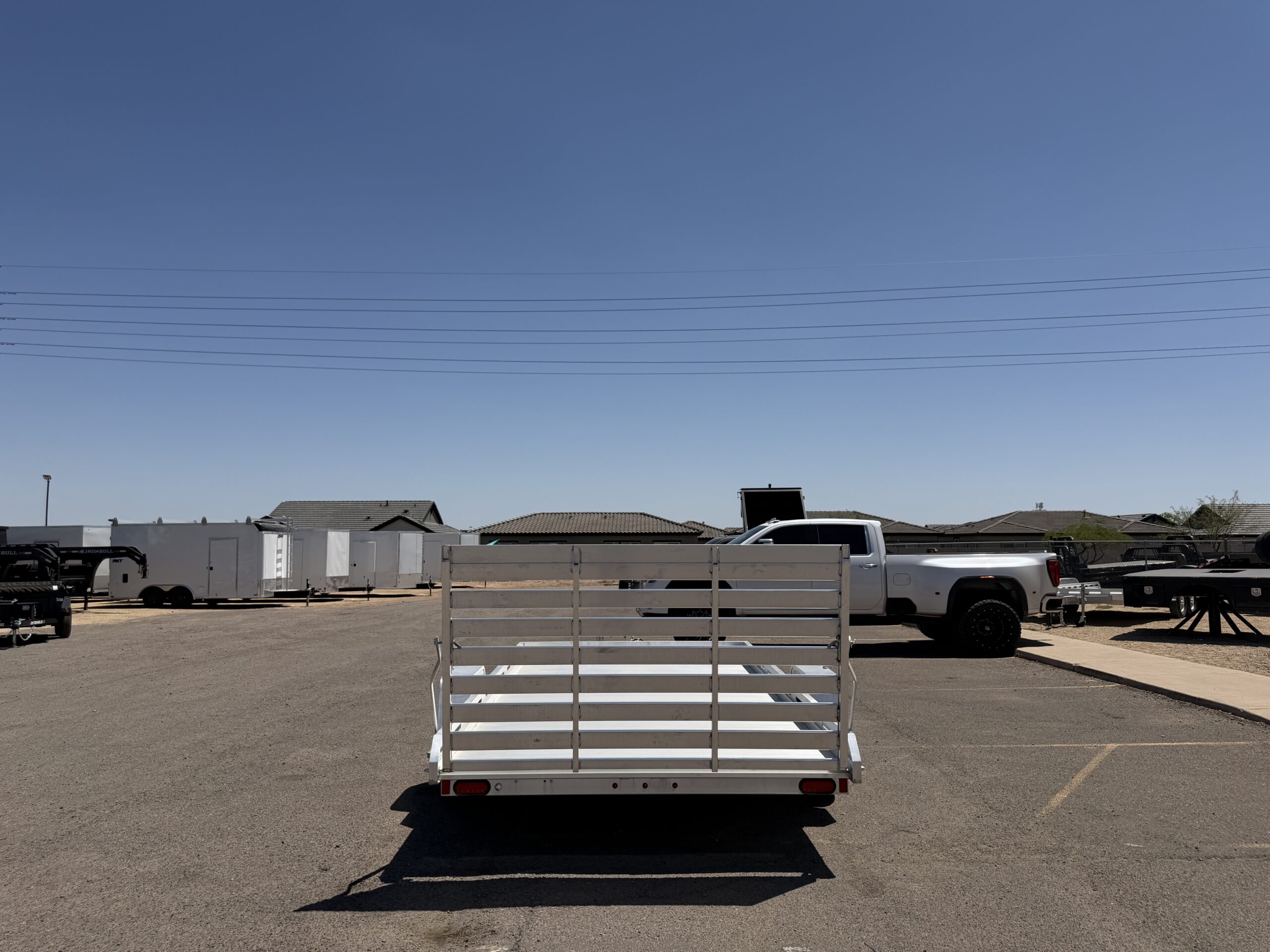 12x80 All Aluminum, 4.25K GVWR, Single Axle, W/ Tailgate (8012S-EL-TG) - Image 5