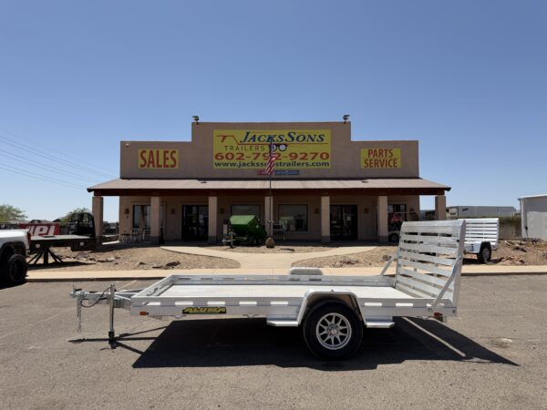 12x80 All Aluminum, 4.25K GVWR, Single Axle, W/ Tailgate (8012S-EL-TG)