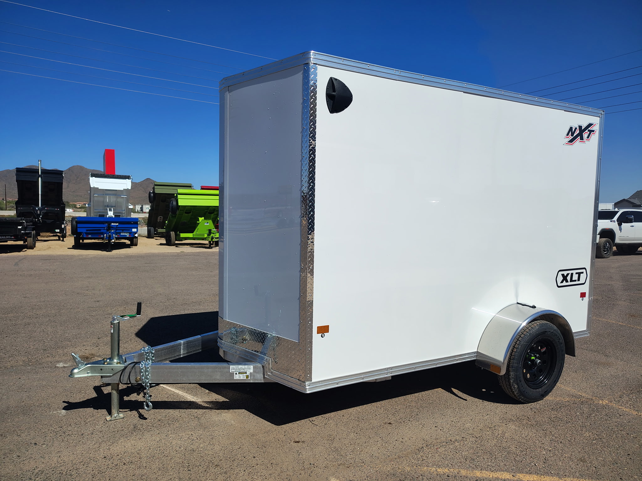 10x6 All Aluminum XLT-P Enclosed, 3K GVWR, Side Door, Ramp Door - Image 7