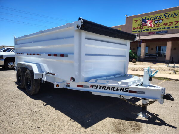 14x83 Tandem Axle, 15,400 GVWR, Low Pro Dump, 48" Sides