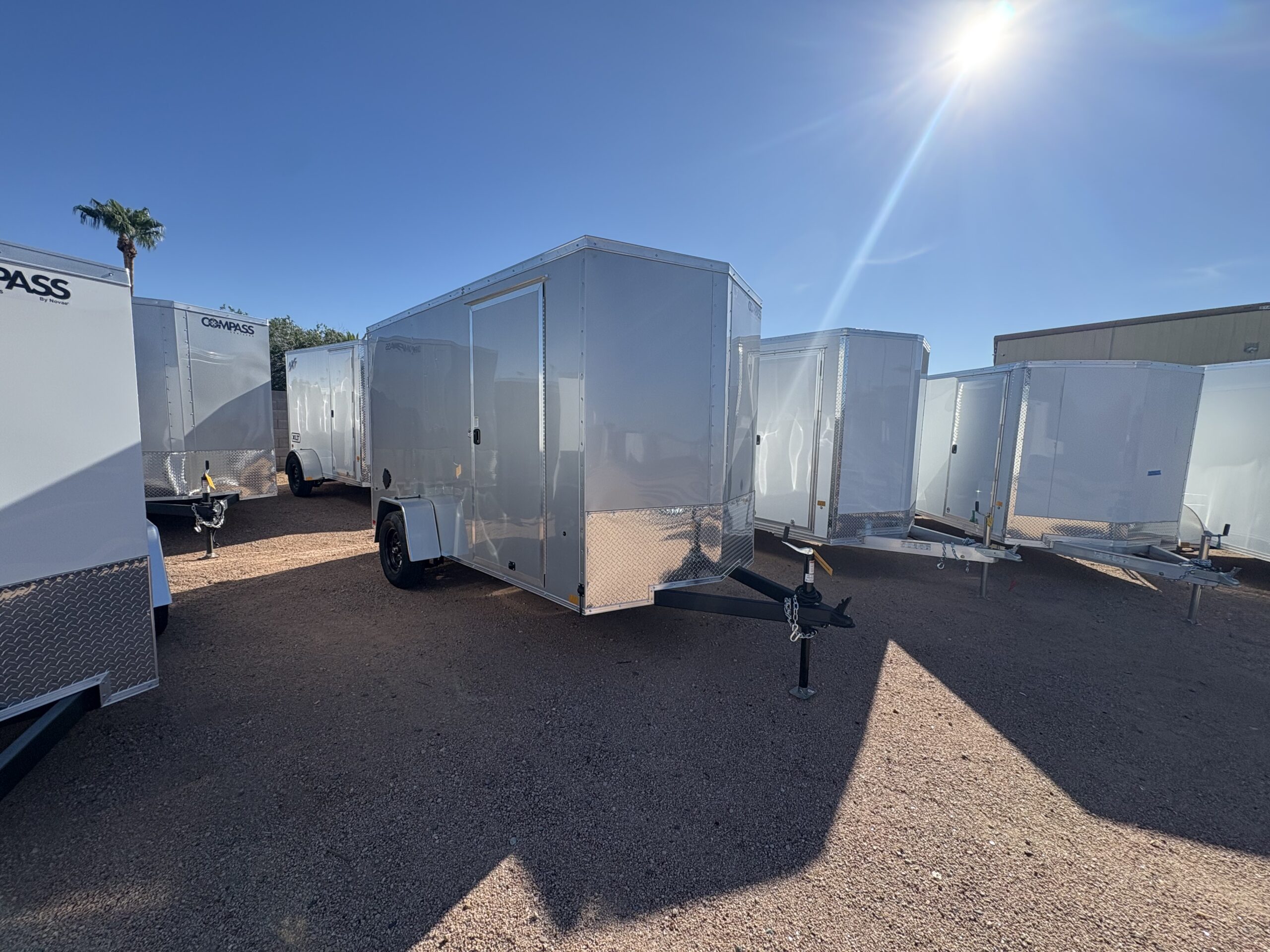 12x6 Indigo DLX, 3K GVWR, Ramp Door - Image 2