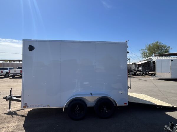 12x7 Indigo DLX, 7K GVWR, Ramp Door