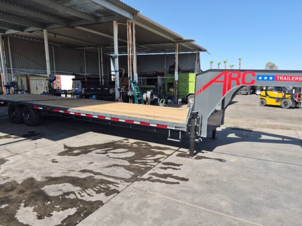 32x102 Gooseneck Flatbed Trailer, 15,680 GVWR, 14 Ply Tires