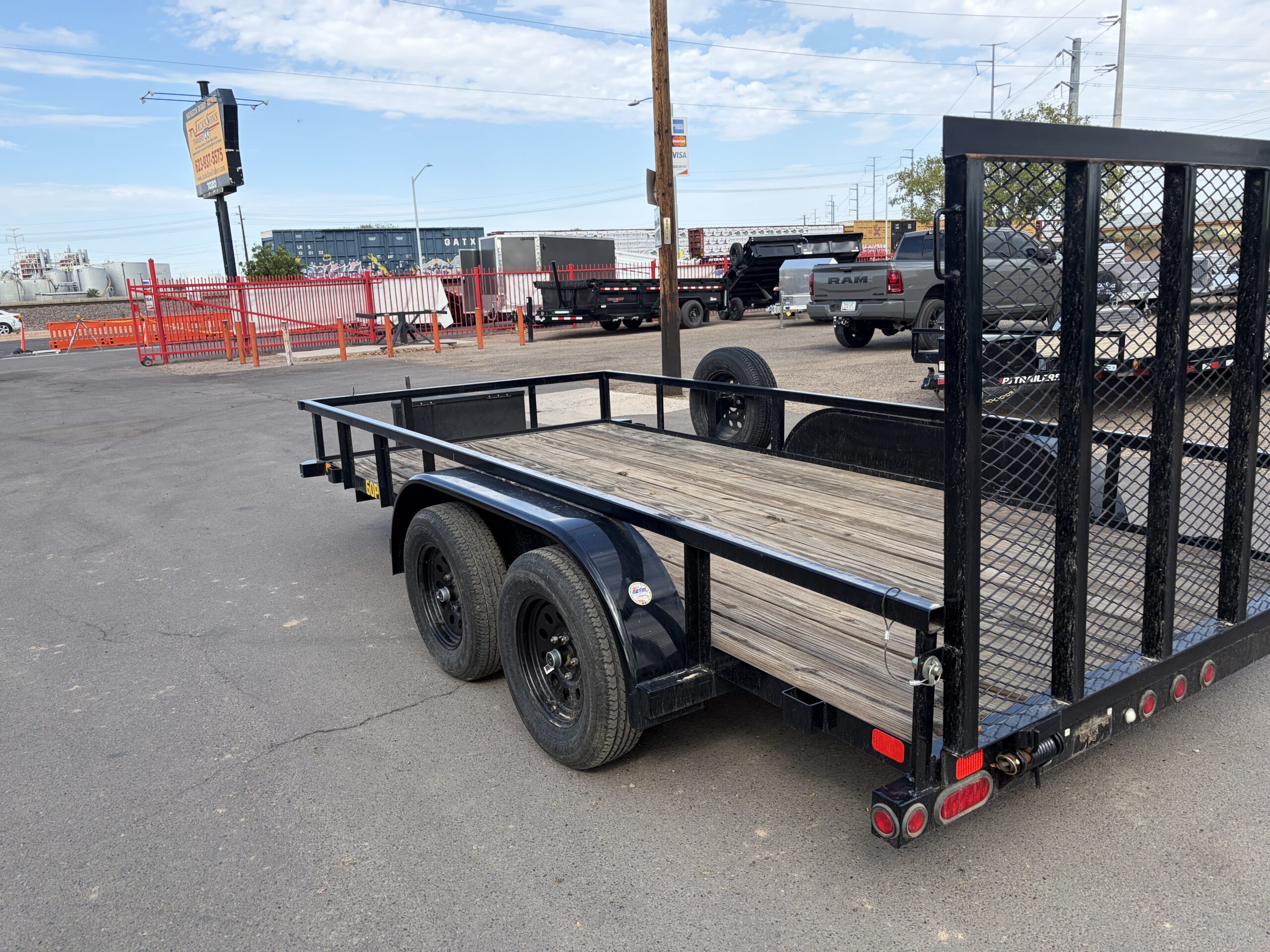14x77 UTILITY TRAILER, TANDEM AXLE - Image 5